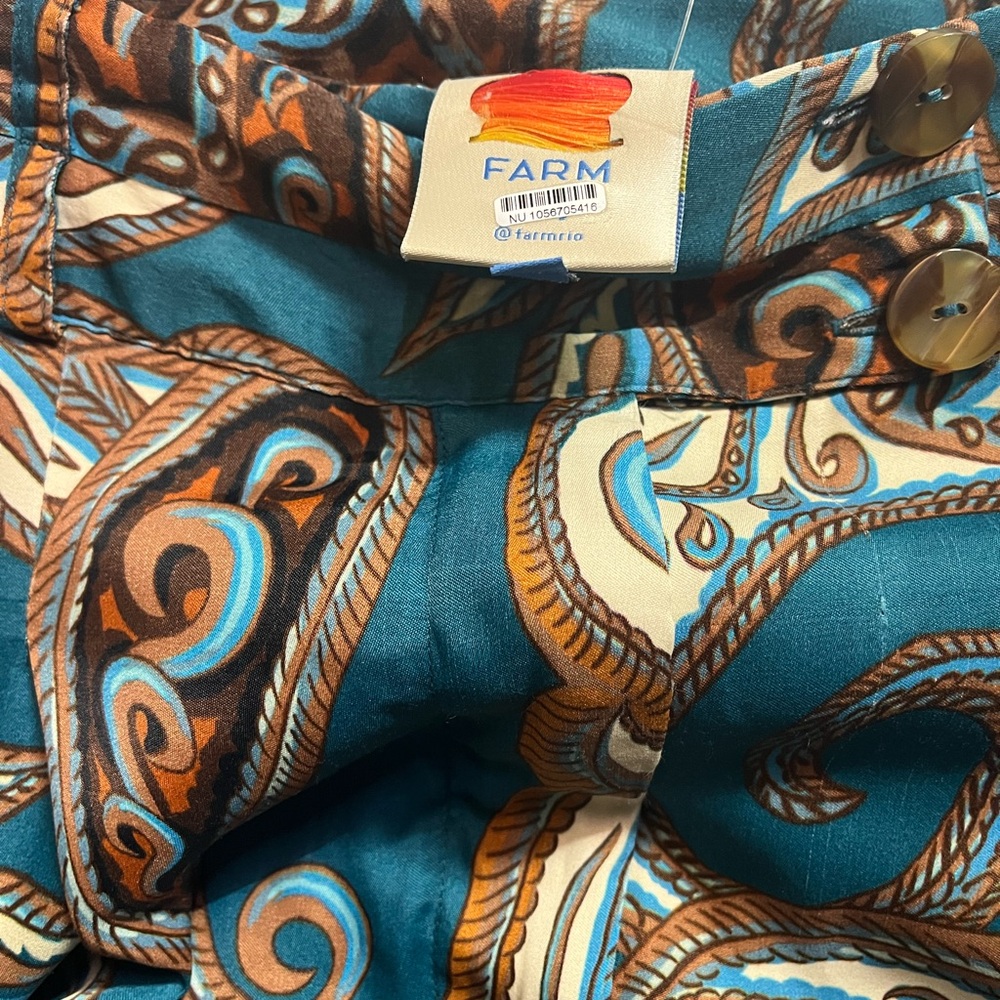 Farm Rio Paisley Wide-Leg Pants - Picture 6 of 7